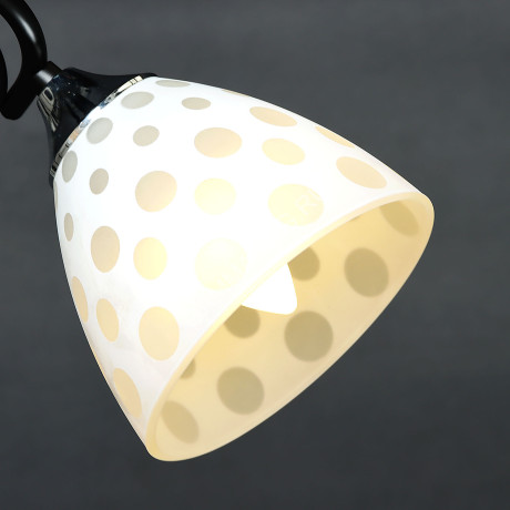 Люстра N2996/2 BK+CH 2*40W E27 (h=235 w=200 l=520) S=8м2 VERNER LIGHTING *1