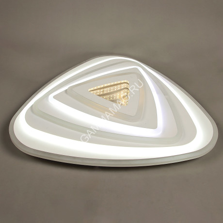 Светильник светодиодный акриловый 500мм 240W H2016 120W*2 white с пультом S=25м2 VERNER LIGHTING *1