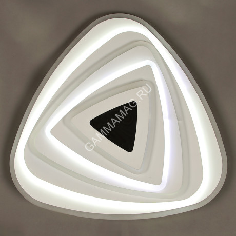 Светильник светодиодный акриловый 500мм 240W H2016 120W*2 white с пультом S=25м2 VERNER LIGHTING *1