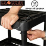 Стеллаж пластм. 1300х600х450мм 4 вентилир.полки (max нагр.на полку45кг) BR3801ЧР"Blocker Expert" *1