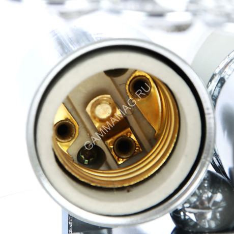 Бра Е1573/2W CH E27 2*40Вт (h-90,w-180,l-290) VERNER LIGHTING *1