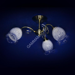 Люстра N1863/3 AB Е27 3*40Вт ( h=320; d=560) VERNER LIGHTING *1