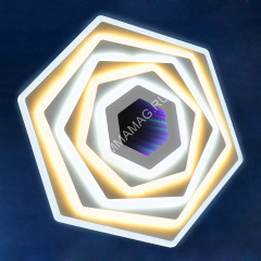 Светильник светодиодный акриловый 500мм 240W H2017 120W*2 white с пультом S=25м2 VERNER LIGHTING *1