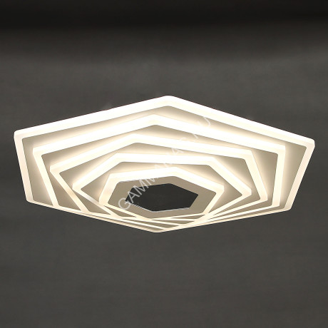 Светильник светодиодный акриловый 500мм 240W H2017 120W*2 white с пультом S=25м2 VERNER LIGHTING *1