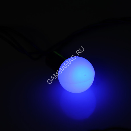 Гирлянда Нить 10м 100LED мульти мигает Шарики 2,5см темная нить уличная 220V IP44 185539 *1/20