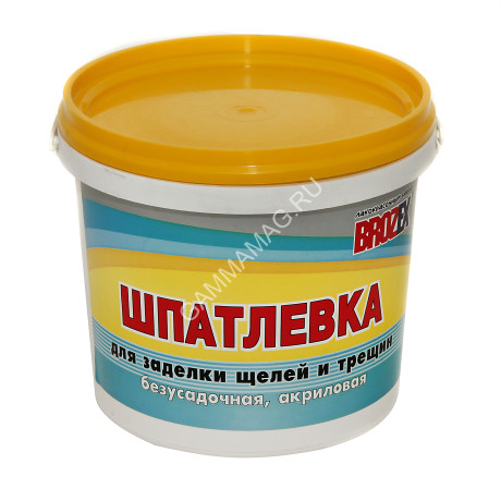 Шпатлевка акриловая для щелей и трещин безусадочная 3 кг BROZEX *4/192