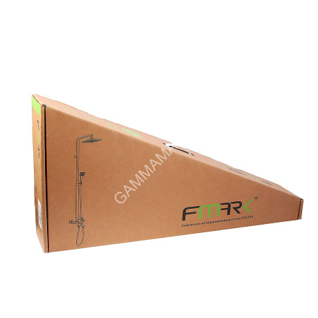 Смеситель д/ванны со стойкой для душа + ручной и тропический душ Fmark FS8145-35 *1