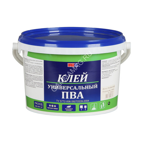 Клей ПВА универсальный 2,5кг BROZEX *4/168