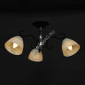 Люстра N1897/3 BK+ CH Е27 3*40Вт (h=280; d=600) VERNER LIGHTING *1