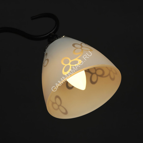 Люстра N1897/3 BK+ CH Е27 3*40Вт (h=280; d=600) VERNER LIGHTING *1