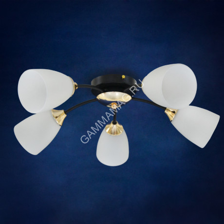 Люстра N4155/5 5*40W E27 (q-600;h-170) VERNER LIGHTING *1