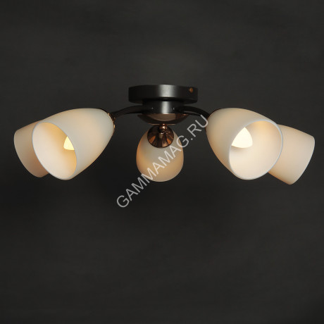 Люстра N4155/5 5*40W E27 (q-600;h-170) VERNER LIGHTING *1