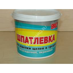 Шпатлевка акриловая для щелей и трещин безусадочная 1,3 кг BROZEX *12/432