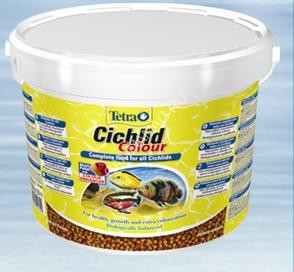 Tetra Cichlid Colour Pellets 10л корм мульти шарики для усиления окраски цихлид