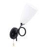 Бра N1684/1W BK+CH E27 1*40Вт (330*170*130) VERNER LIGHTING *1