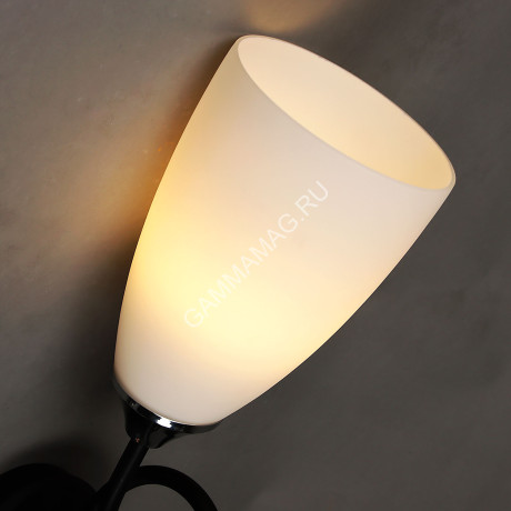 Бра N1684/1W BK+CH E27 1*40Вт (330*170*130) VERNER LIGHTING *1