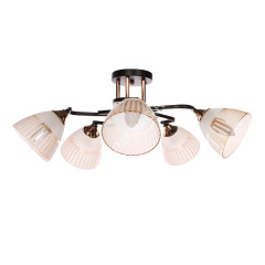Люстра A3938/5 FGD+ВК Е27 5*40Вт ( h=250; d=660) S=30м2 VERNER LIGHTING *1