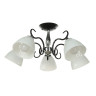 Люстра N1897/5 BK+ CH Е27 5*40Вт (h=340; d=650) S=20м2 VERNER LIGHTING *1