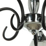 Люстра N1897/5 BK+ CH Е27 5*40Вт (h=340; d=650) S=20м2 VERNER LIGHTING *1