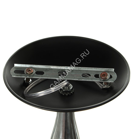 Люстра N1897/5 BK+ CH Е27 5*40Вт (h=340; d=650) S=20м2 VERNER LIGHTING *1