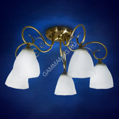Люстра С0591/5 5*40W E27 (q-550 h-290) S=20м2 VERNER LIGHTING *1