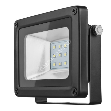 Прожектор светодиодный 10Вт 6,0K IP65 холодный Онлайт OFL-10-6K-BL-IP65-LED 71688 *1/80
