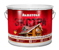 Защитно-декоративное покрытие для древесины алкидное бесцветный 9 л Акватекс-ЭКСТРА *1/55