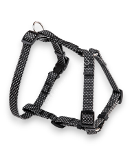 Шлейка (Аркон) Dog&amp;Vogue NEO нейлон шир.15 мм, шея 32-40см, грудь 33-52см, черная