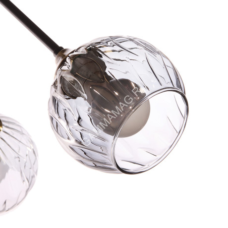 Люстра A3942/3 AB+BK Е27 3*40Вт ( h=310; d=660) S=18м2 VERNER LIGHTING *1