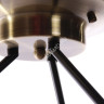 Люстра A3942/3 AB+BK Е27 3*40Вт ( h=310; d=660) S=18м2 VERNER LIGHTING *1