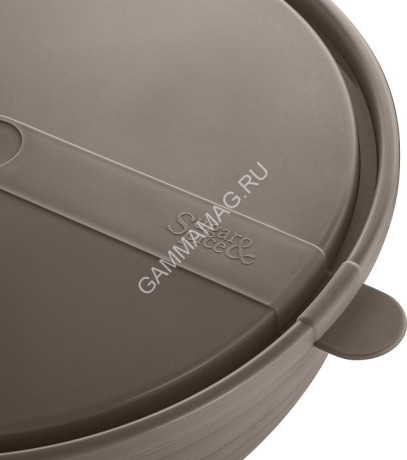 Салатник пластм. "Cardamom" 4,1л d253мм с крышкой Миндаль SE400511105 ("Sugar Spice") *1/15