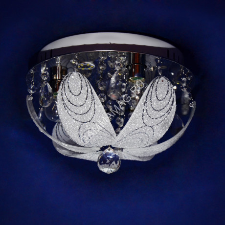 Люстра Y0833/3+3 CH Е14 3*40Вт +3*3Вт ( h=200; d=300) VERNER LIGHTING *1