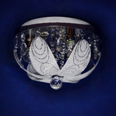 Люстра Y0833/3+3 CH Е14 3*40Вт +3*3Вт ( h=200; d=300) VERNER LIGHTING *1
