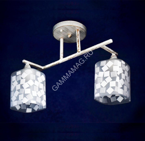 Люстра С0597/2 WG 2*40W E27 (h=280 w=200 l=350) VERNER LIGHTING *1