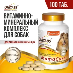 Unitabs 100таб./0,15кг витаминно-минеральная добавка MamaCare для беременных и кормящих собак