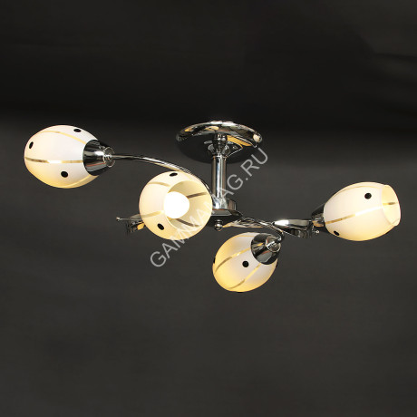 Люстра А1195/4 CH 4*40W Е27 , 220V VERNER LIGHTING *1