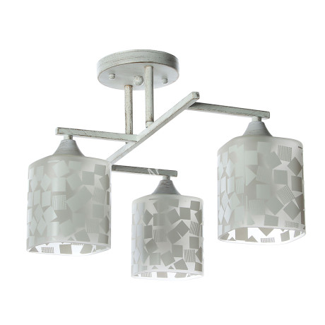 Люстра С0597/3 WG 3*40W E27 (h=400 w=340 l=280) S=12м2 VERNER LIGHTING *1