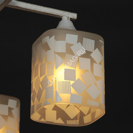 Люстра С0597/3 WG 3*40W E27 (h=400 w=340 l=280) S=12м2 VERNER LIGHTING *1