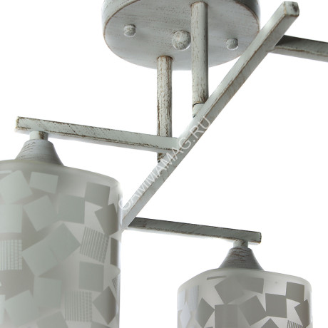 Люстра С0597/3 WG 3*40W E27 (h=400 w=340 l=280) S=12м2 VERNER LIGHTING *1