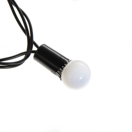 Гирлянда Нить 10м 100LED Шарики d=1,5см бел-син мигает т/нить 220V IP44 1080045 *1/50