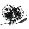 Гирлянда Нить 10м 100LED Шарики d=1,5см бел-син мигает т/нить 220V IP44 1080045 *1/50