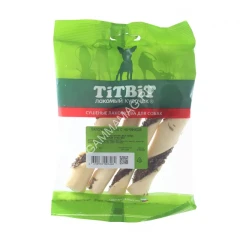 TiTBiT 0,045кг лакомство палочки витые с начинкой (мягкая упаковка)