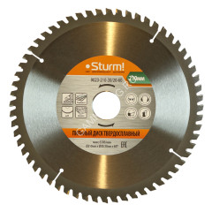 Диск пильный 210*30/20мм 60 зубьев Мульти рез (9023-210-30/20-60) Sturm *1/10/40