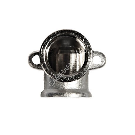 Уголок сантехнический с креплением 1/2"(_15) М/М CTM CRLFW012 *10/100