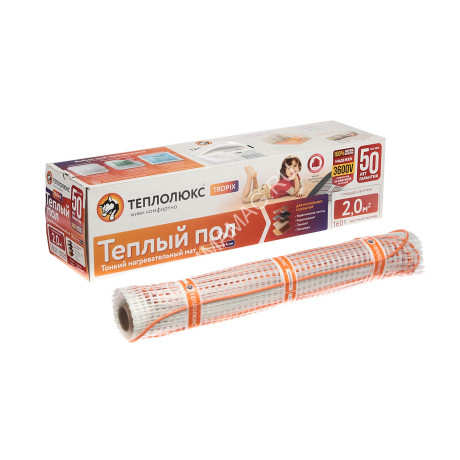 Мат нагревательный "Теплолюкс" MHH 320Вт/2кв.м Tropix *1