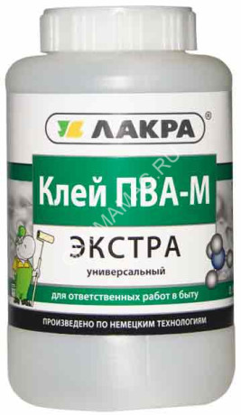 Клей ПВА -М Экстра 10,0 кг универс Лакра *1/60