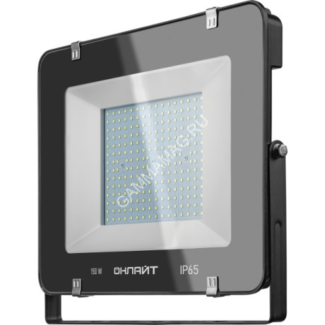 Прожектор светодиодный 150Вт 6,5K IP65 холодный Онлайт OFL-150-6.5K-BL-IP65-LED 14344 *1/4