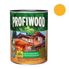 Защитно-декоративное покрытие для древесины алкидное сосна 0,7 кг PROFIWOOD *1/14/490