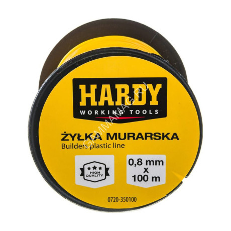 Леска разметочная 100 м d-0,8мм (0720-350100) HARDY *6/60