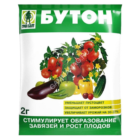 Стимулятор образования завязей и рост плодов БУТОН 2г Грин Бэлт *10/200